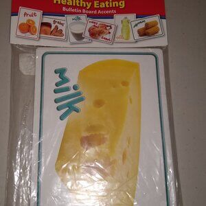 Edupress Healthy Eating Bulletin Board Accents 36 designs New